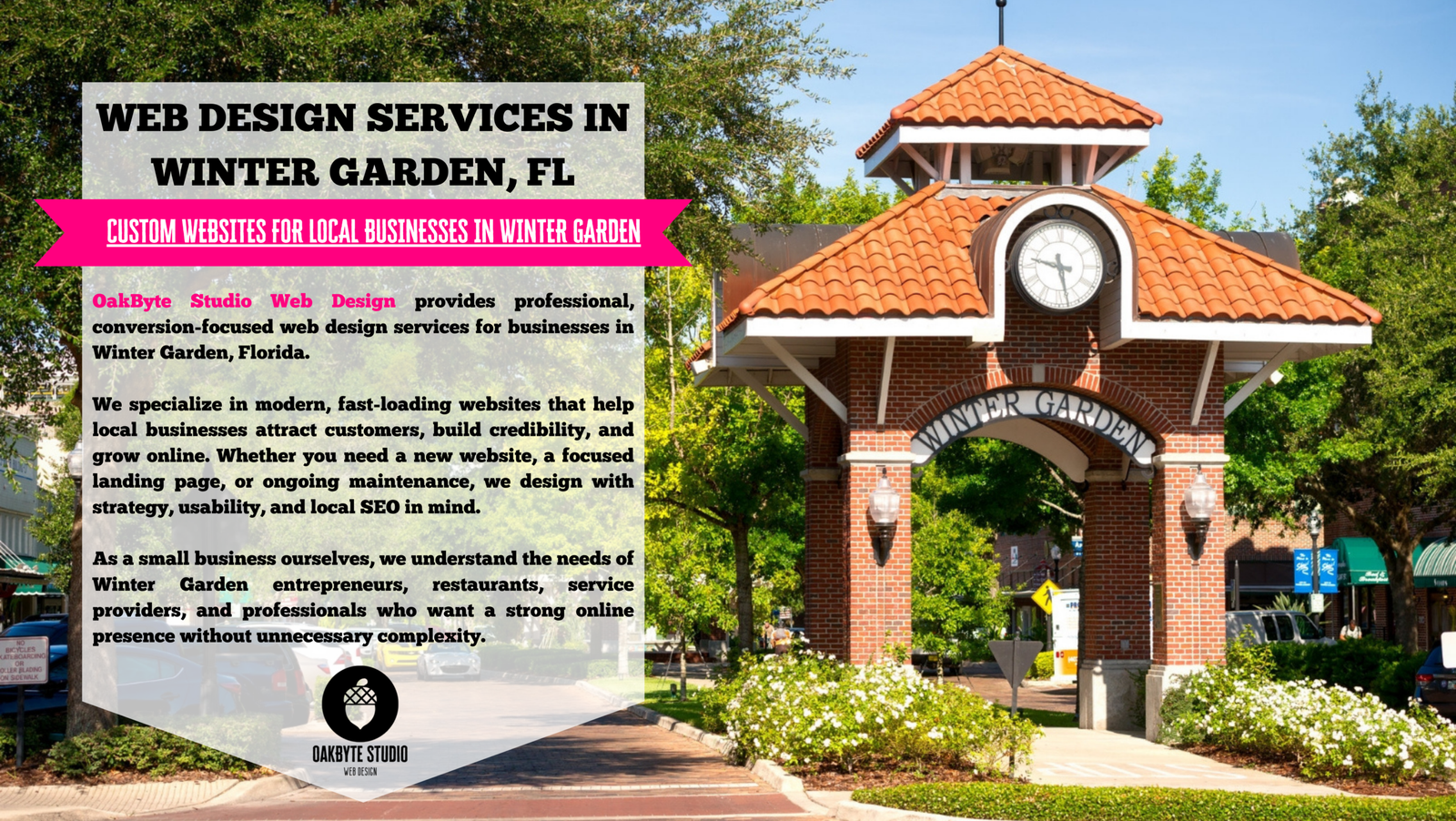 Websites for Winter Garden Businesses