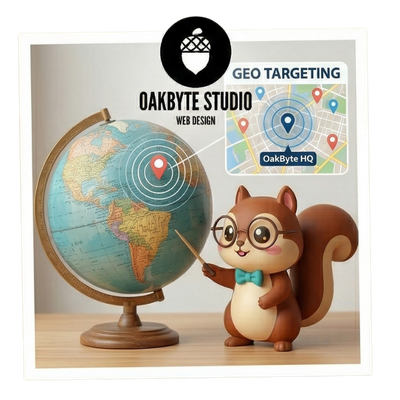 Cache looking at the globe showing how GEO targeting works