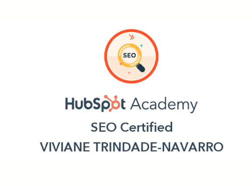 Hubspot academy SEO certification badge